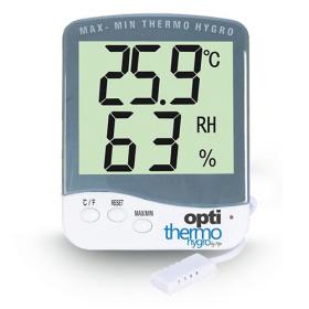 Thermomètre PREMIUM  Hygro Digital - Sonde ext T°/ humid OPTITHERMO